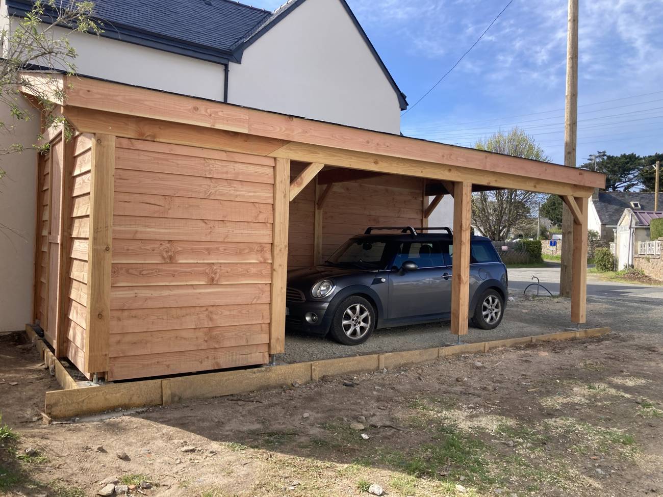 Carport en bois